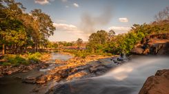 Tad Lo waterfalls in Salavan province in southern Laos