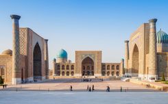 Registan square, Samarkand Uzbekistan © Evgeniy Agarkov/Shutterstock
